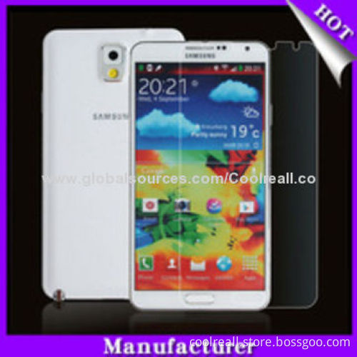 New arrival high-quality tempered glass screen protector for Galaxy Note 3, privacy